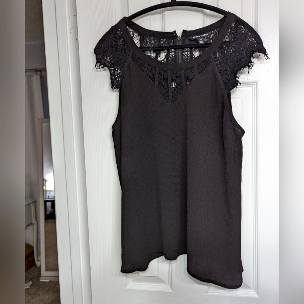 41 Hawthorn Black Blouse